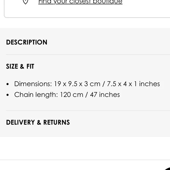 Dior long saddle wallet with chain - Picture 5 of 5